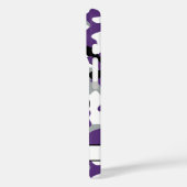 Purple Black Camouflage Personalized Case-Mate iPhoneケース (裏面 / 左)