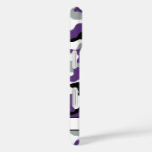 Purple Black Camouflage Personalized Case-Mate iPhoneケース (裏面 / 右)