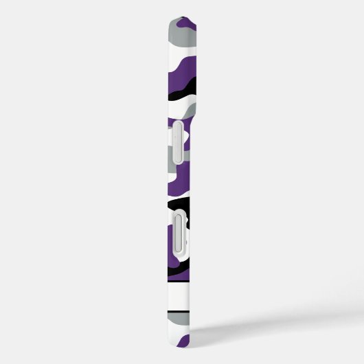 Purple Black Camouflage Personalized Case-Mate iPhoneケース (裏面 / 右)