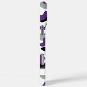 Purple Black Camouflage Personalized Case-Mate iPhoneケース (裏面 / 右)