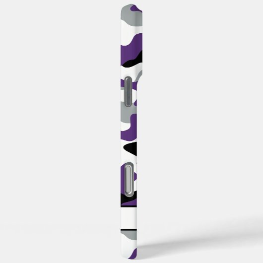 Purple Black Camouflage Personalized Case-Mate iPhoneケース (裏面 / 右)