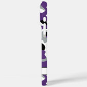Purple Black Camouflage Personalized Case-Mate iPhoneケース (裏面 / 左)
