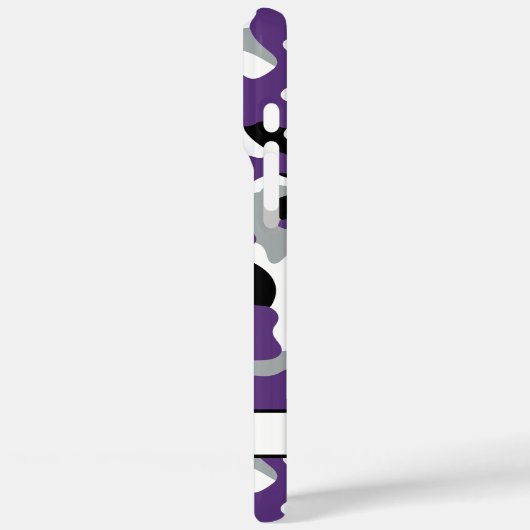 Purple Black Camouflage Personalized Case-Mate iPhoneケース (裏面 / 左)
