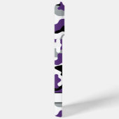 Purple Black Camouflage Personalized Case-Mate iPhoneケース (裏面 / 右)