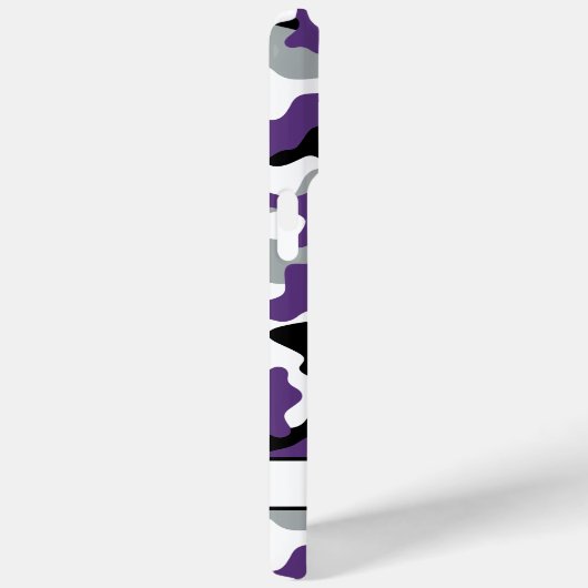 Purple Black Camouflage Personalized Case-Mate iPhoneケース (裏面 / 右)