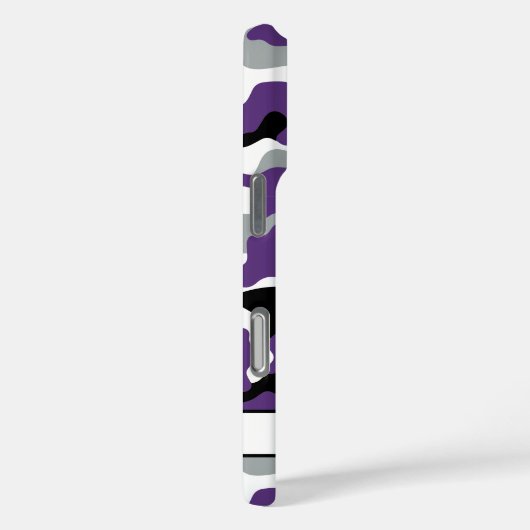 Purple Black Camouflage Personalized Case-Mate iPhoneケース (裏面 / 右)