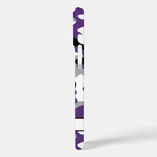 Purple Black Camouflage Personalized Case-Mate iPhoneケース (裏面 / 左)