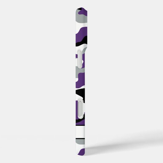 Purple Black Camouflage Personalized Case-Mate iPhoneケース (裏面 / 右)