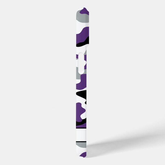Purple Black Camouflage Personalized Case-Mate iPhoneケース (裏面 / 右)