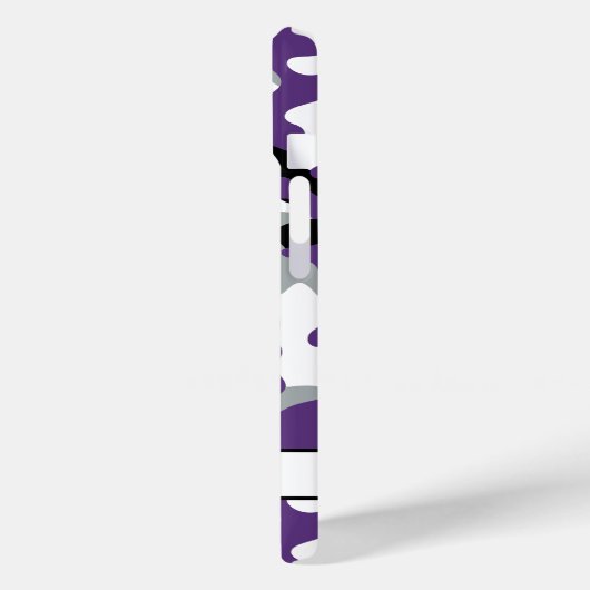Purple Black Camouflage Personalized Case-Mate iPhoneケース (裏面 / 左)