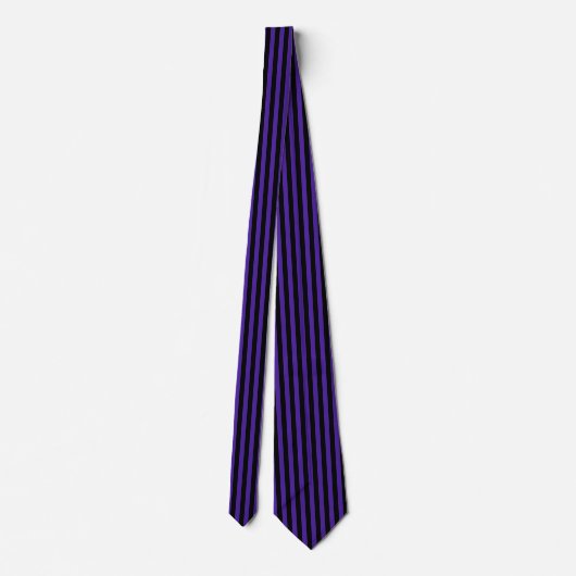 Purple/Black Pinstripe Tie ネクタイ (裏面)