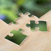 Purple Bloom of Memory | Allium Flower Botanical  ジグソーパズル (側面)