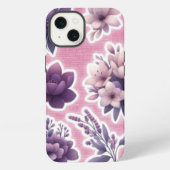 Purple Bloom Phone Case iPhoneケース (裏面)