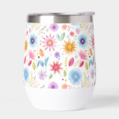 Purple Blue Pink Boho Wildflower (左面)