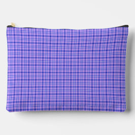 Purple Blue Plaid Classic Pattern Bright アクセサリーポーチ