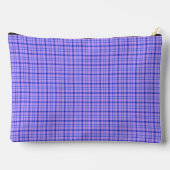 Purple Blue Plaid Classic Pattern Bright アクセサリーポーチ (裏面)