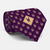 Purple Bookkeeper Calculator ネクタイ (ロール)