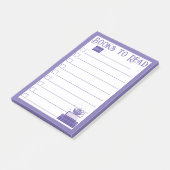 Purple Books読 To List Post-It ポストイット (アングル)