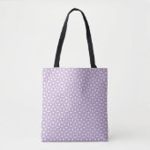 Purple Bow Pattern Tote トートバッグ (正面)