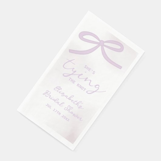 Purple Bow Watercolor Bridal Shower (コーナー)