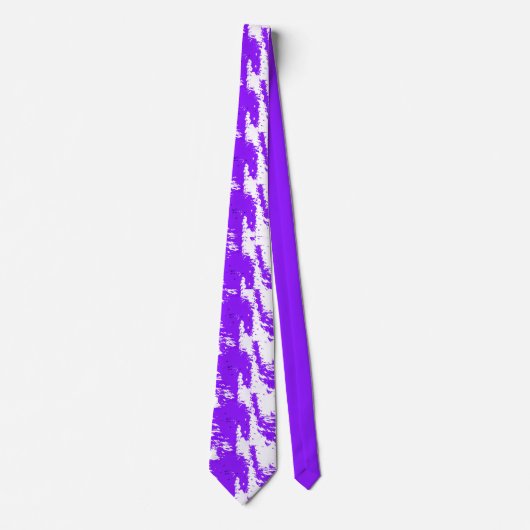 Purple Brushstroke Neck Tie for Artistic Impact ネクタイ (正面)