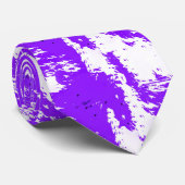 Purple Brushstroke Neck Tie for Artistic Impact ネクタイ (ロール)