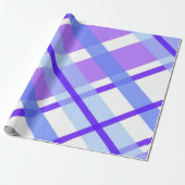 Purple Buffalo Plaid Wrapping Paper ラッピングペーパー (アンロールド)
