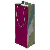 Purple & Burgandy ワインギフトバッグ (裏面アングル)