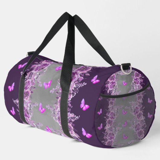 Purple Butterfly Duffel Bag ダッフルバッグ (右コーナー)