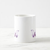 Purple Butterfly Mug コーヒーマグカップ (中央)
