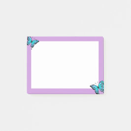 Purple &butterfly sticky notes  ポストイット
