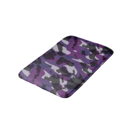 Purple Camo Abstract バスマット