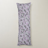 Purple Camo abstract ボディピロー (裏面 (縦))