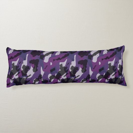 Purple Camo Abstract ボディピロー (裏面)