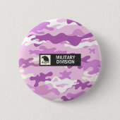 Purple Camouflage Pattern 缶バッジ (正面)