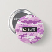 Purple Camouflage Pattern 缶バッジ (正面&裏面)