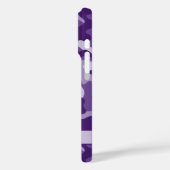 Purple Camouflage Personalized Case-Mate iPhoneケース (裏面 / 左)