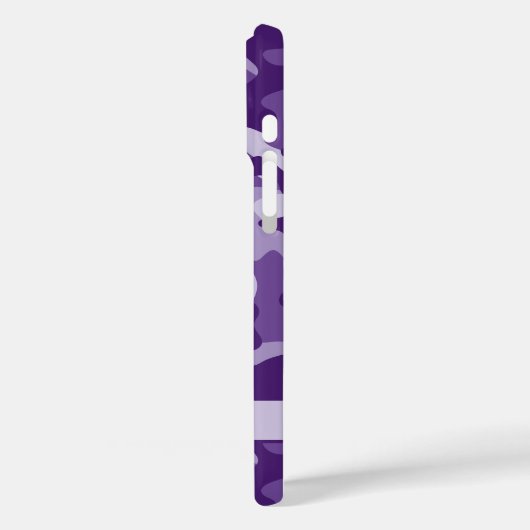 Purple Camouflage Personalized Case-Mate iPhoneケース (裏面 / 左)