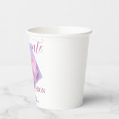 Purple Cap Graduation Party Paper Cup 紙コップ (左)
