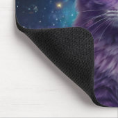 Purple Cat Mouse Pad – Perfect Gift for Cat Lovers マウスパッド (コーナー)