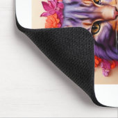 Purple Cat Mouse Pad – Perfect Gift for Cat Lovers マウスパッド (コーナー)