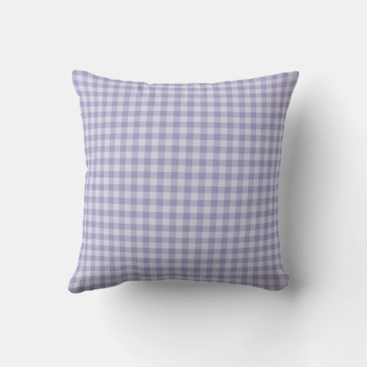 Purple Checkerboard Pattern クッション (裏面)