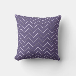 Purple Chevron Baby Girl Nursery Throw Pillow クッション
