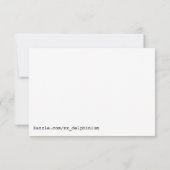 Purple Christmas 招待状 (裏面)