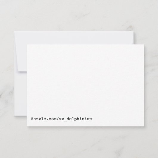 Purple Christmas 招待状 (裏面)