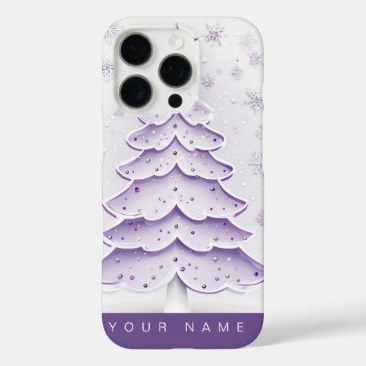 Purple Christmas Case-Mate iPhoneケース (裏面)