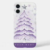 Purple Christmas Case-Mate iPhoneケース (裏面)