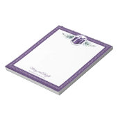 Purple Christmas Gift Personalized ノートパッド (回転)