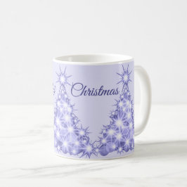 Purple Christmas Tree  コーヒーマグカップ