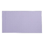 Purple Circles Pattern Pillowcase 枕カバー (裏面)